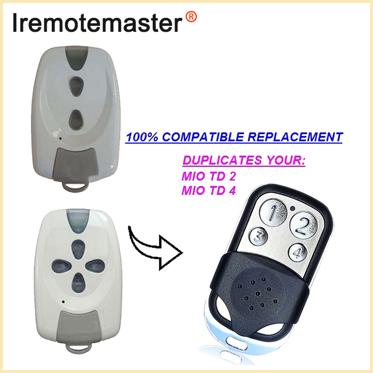 MIO TR2 TR4 Garage Remote Control Roll Code 433MHz:lle